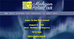 Desktop Screenshot of michiganpsychicfair.org